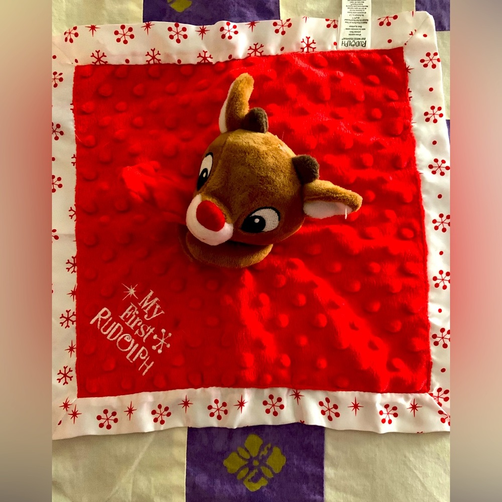 RUDOLPH RATTLE BLANKET